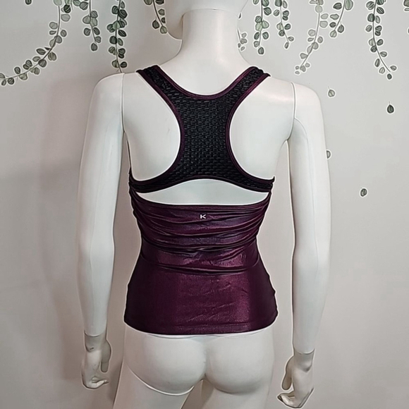 Koral Fling Infinity Tank - Eggplant/Black Sz Small - Picture 8 of 13